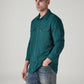 Men's Solid Relaxed Fit Flannel Shirt - 20 View
