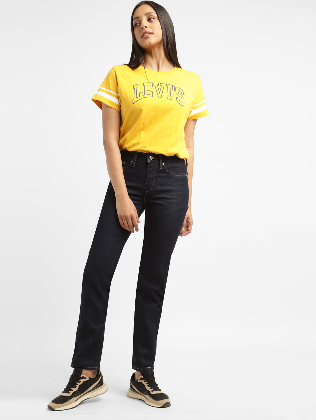Women's 312 Indigo Straight Fit Mid Rise Jeans