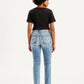 Women's 312 Blue Straight Fit Mid Rise Jeans - Back View