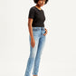 Women's 312 Blue Straight Fit Mid Rise Jeans - Side View