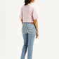 Women's 312 Light Blue Straight Fit Mid Rise Jeans - Back View