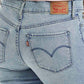 Women's 312 Light Blue Straight Fit Mid Rise Jeans - Detail View