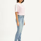 Women's 312 Light Blue Straight Fit Mid Rise Jeans - Side View
