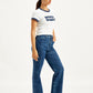 Women's High Rise Ribcage Straight Blue Jeans