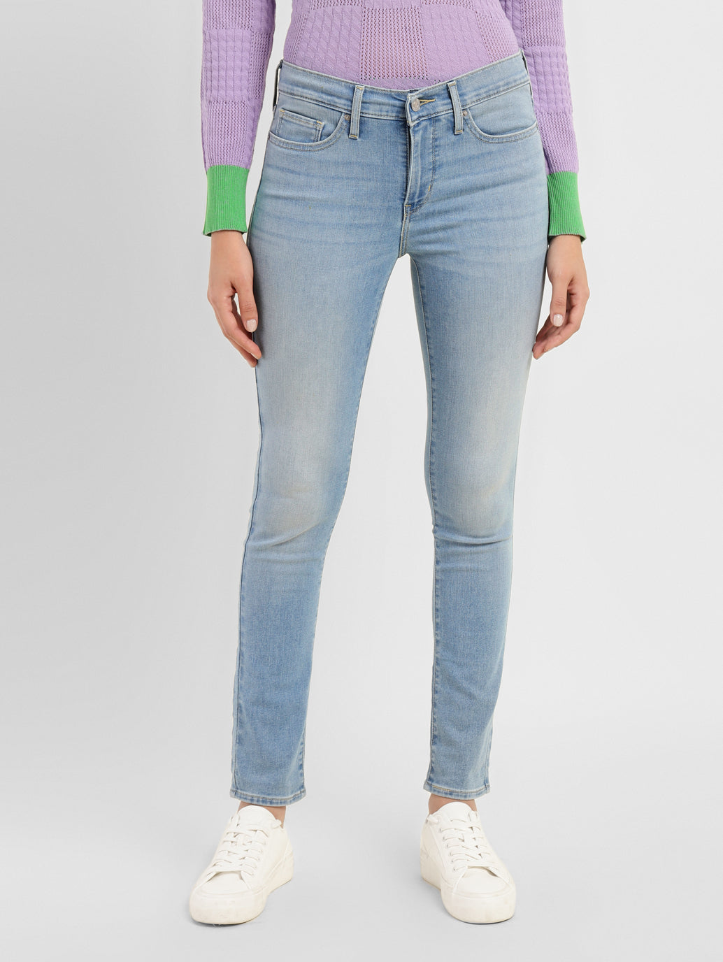 Women's 311 Blue Skinny Fit Mid Rise Jeans