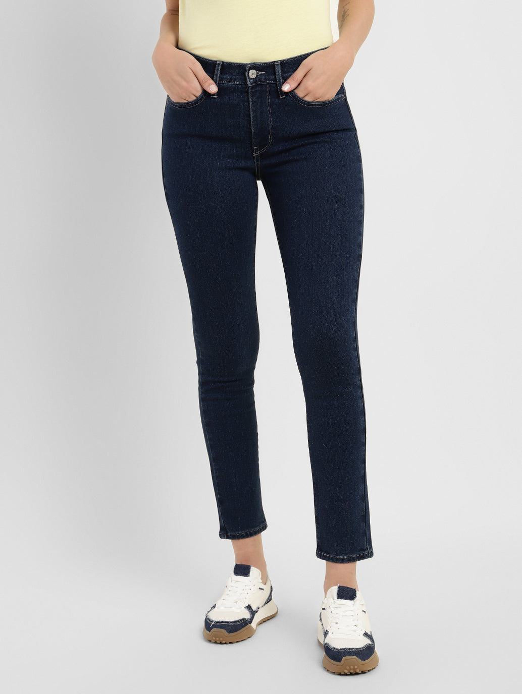 Women's 311 Blue Skinny Fit Mid Rise Jeans