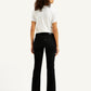 Women's High Rise 315 Bootcut Black Jeans