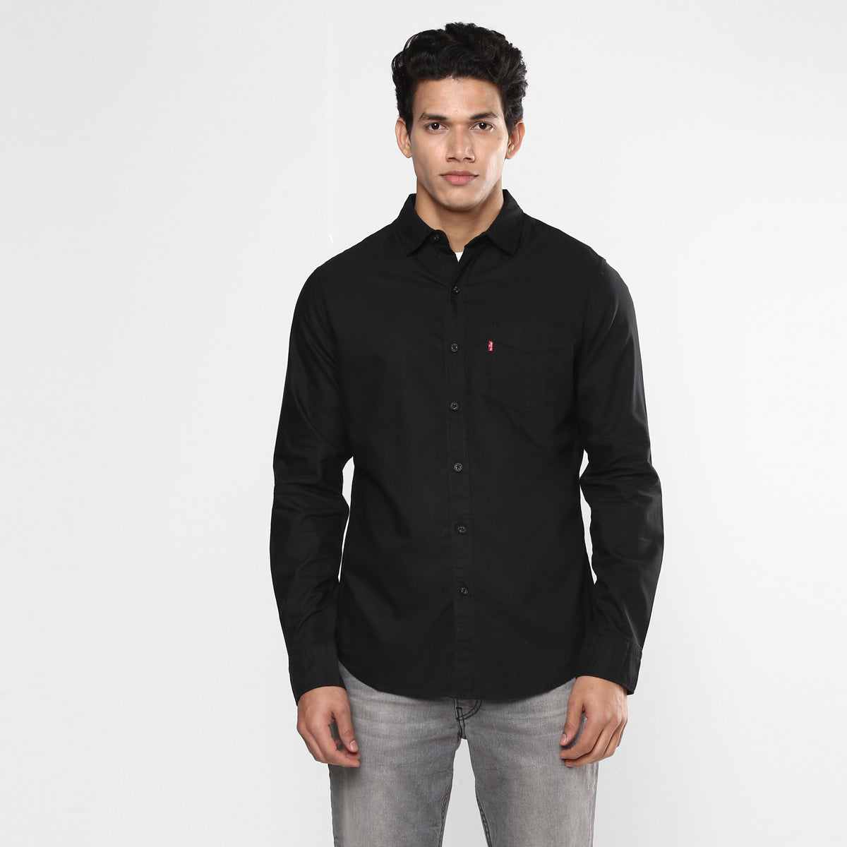 Men's Solid Regular Fit Shirt