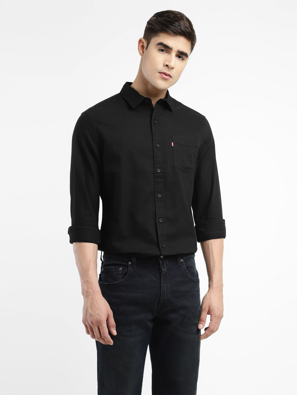 Men's Solid Regular Fit Shirt