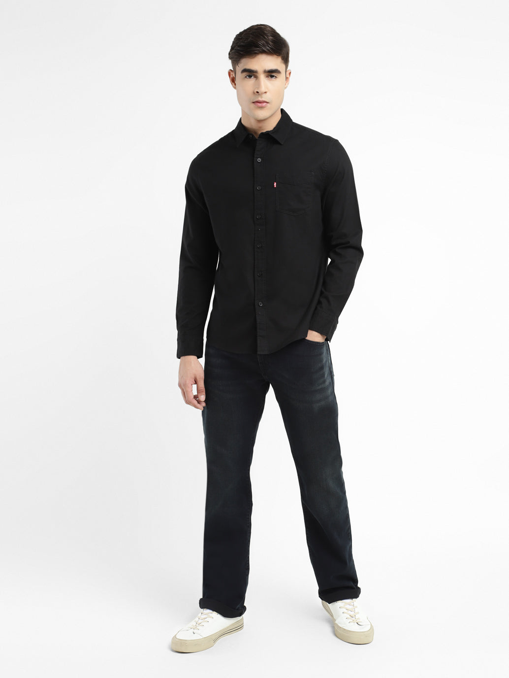 Men's Solid Regular Fit Shirt