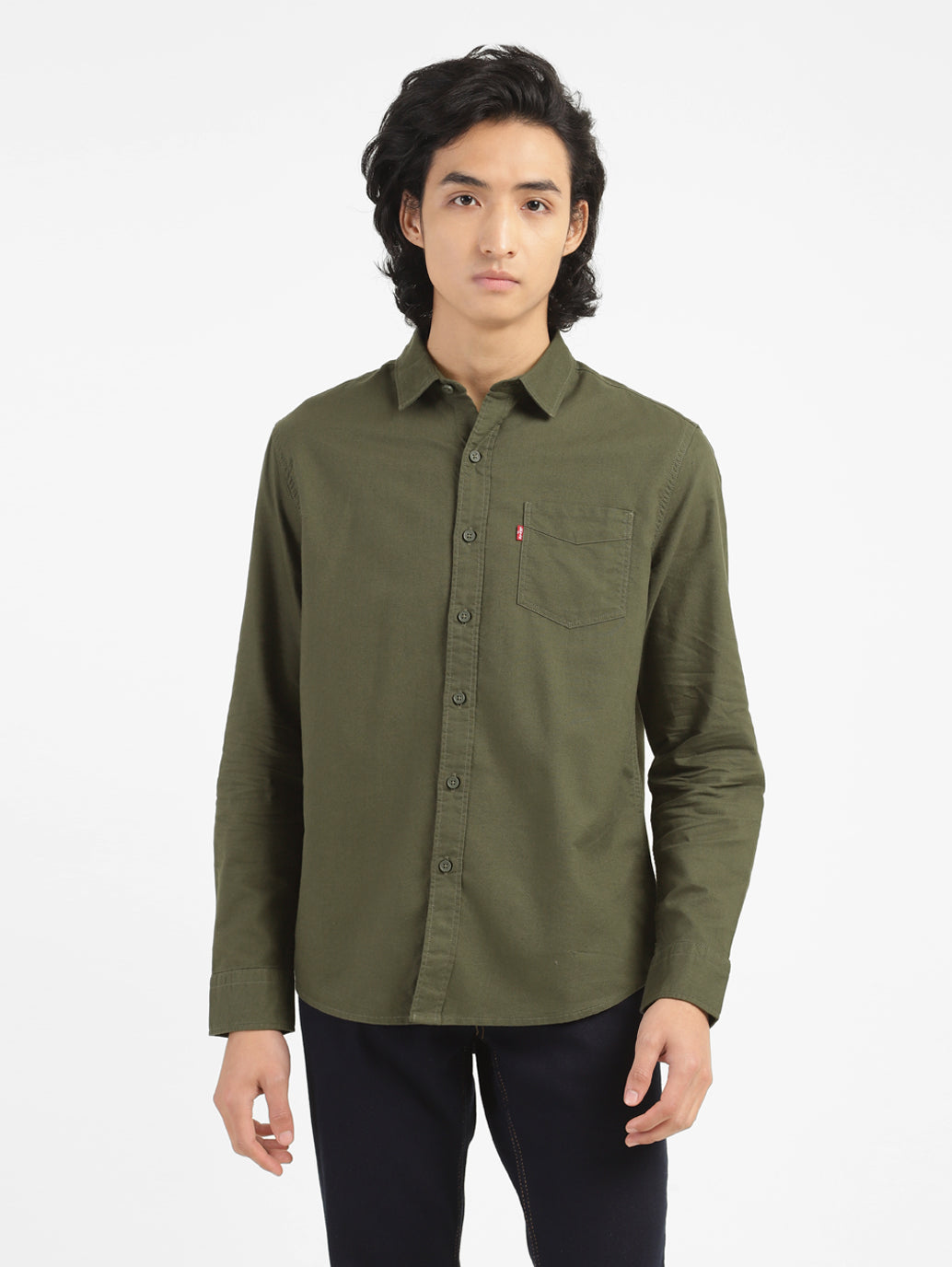 Men's Solid Regular Fit Shirt