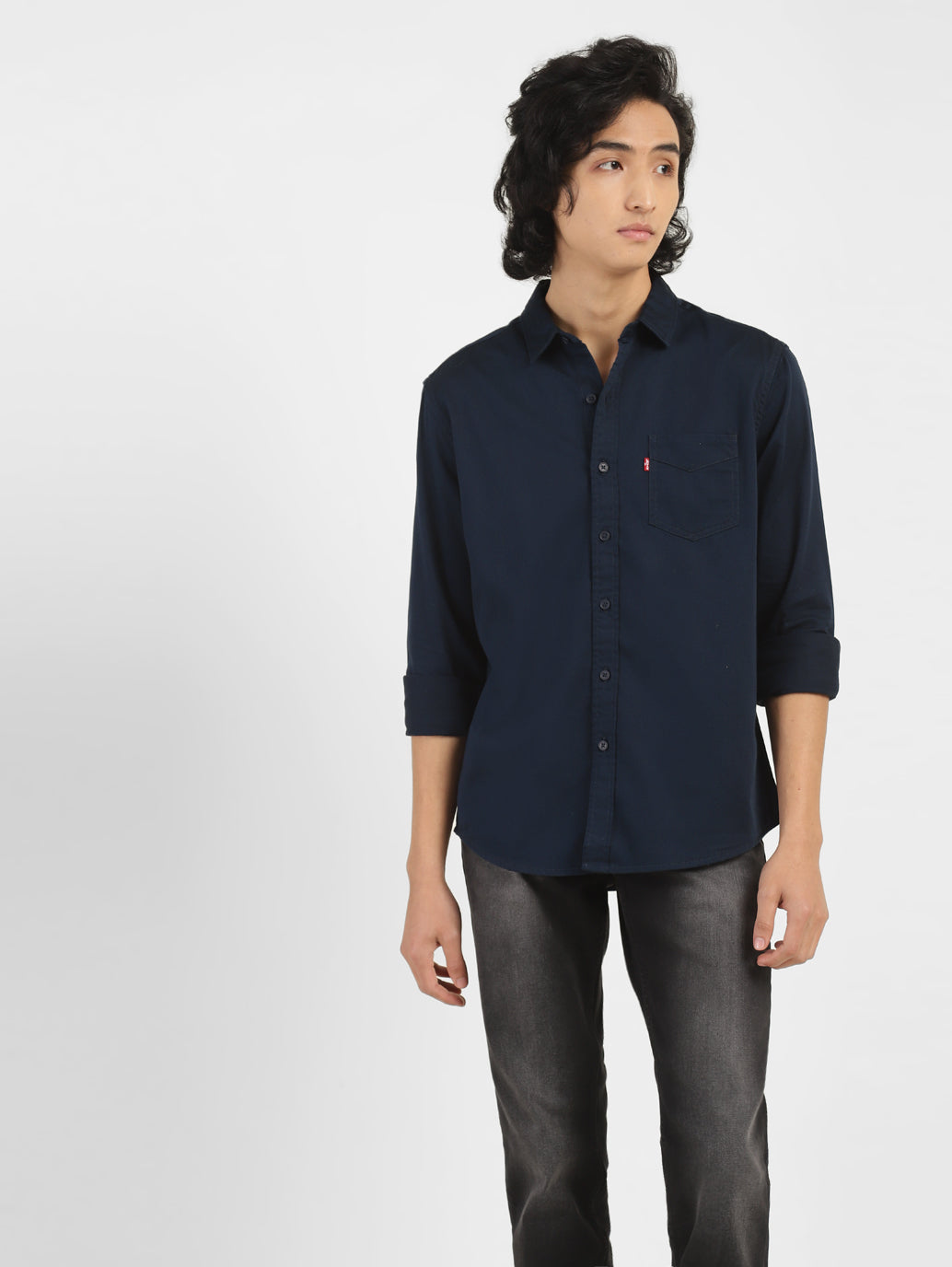 Men's Solid Slim Fit Shirt