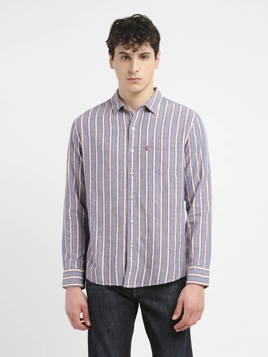 Men's Striped Slim Fit Shirt