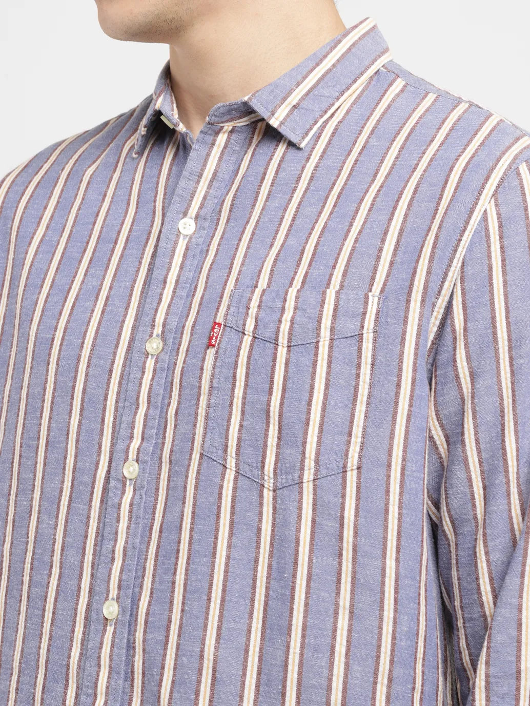 Men's Striped Slim Fit Shirt