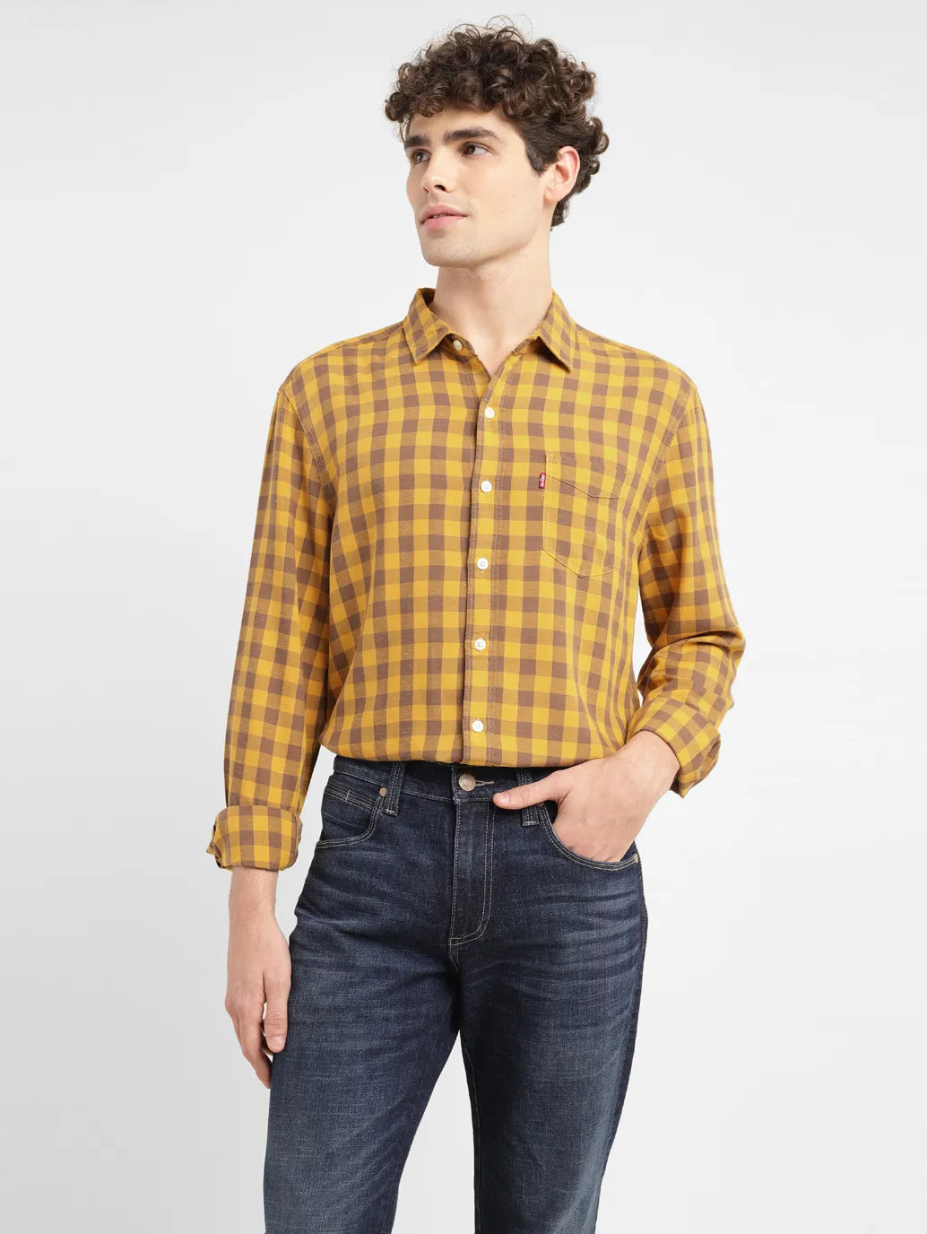 Men's Checkered Slim Fit Shirt