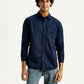 Men's Solid Slim Fit Shirt - Front View
