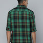 Men's Checkered Spread Collar Shirt