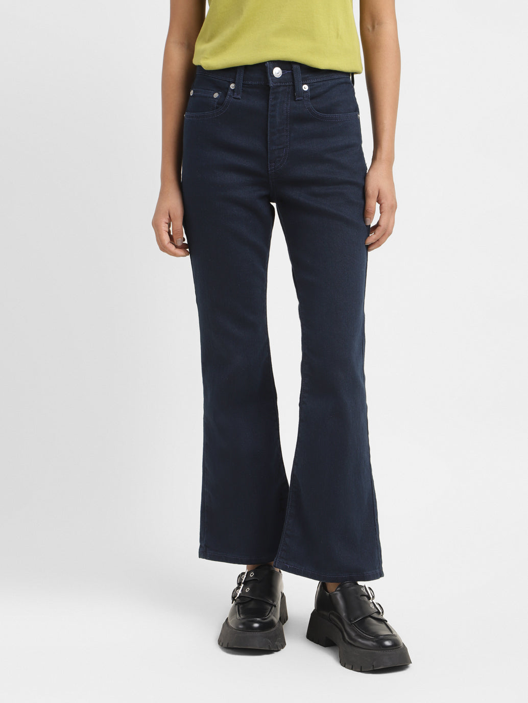 Women's 725 Blue Bootcut Fit High Rise Jeans