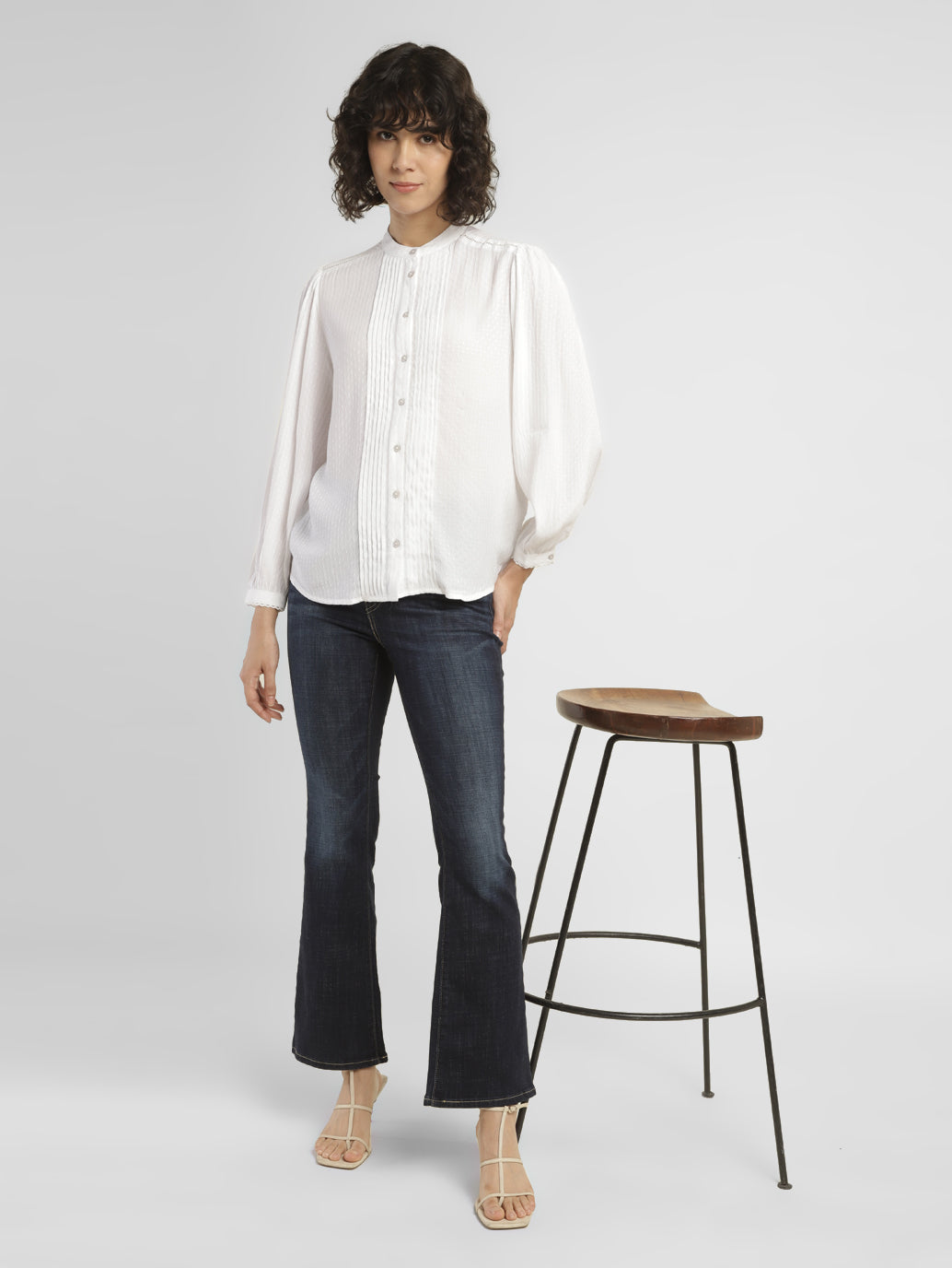 Women's 725 Blue Bootcut Fit High Rise Jeans