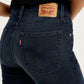 Women's 725 Navy Blue Flared Fit High Rise Jeans - 80f39c9d-c571-4d74-a762-6c7bb7ee2d0b View