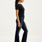 Women's 725 Navy Blue Flared Fit High Rise Jeans - fcfbb5fa-149a-49ce-b537-da3b5cef703e View