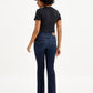 Women's High Rise 725 Slim Bootcut Fit Navy Jeans