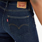 Women's High Rise 725 Slim Bootcut Fit Navy Jeans