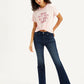 Women's High Rise 725 Slim Bootcut Fit Blue Jeans