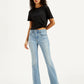 Women's High Rise 725 Slim Bootcut Fit Light Blue Jeans