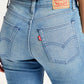 Women's High Rise 725 Slim Bootcut Fit Blue Jeans