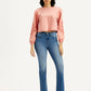 Women's 725 Med Indigo Flared Fit High Rise Jeans - Front View