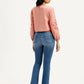 Women's 725 Med Indigo Flared Fit High Rise Jeans - Back View