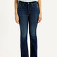 Women's 725 Dark Indigo Flared Fit High Rise Jeans - Front View
