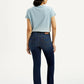 Women's 725 Dark Indigo Flared Fit High Rise Jeans - Back View