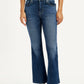 Women's 725 Blue Flared Fit High Rise Jeans - Front View