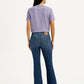 Women's 725 Blue Flared Fit High Rise Jeans - Back View