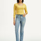 Women's 725 Light Indigo Flared Fit High Rise Jeans - Front View