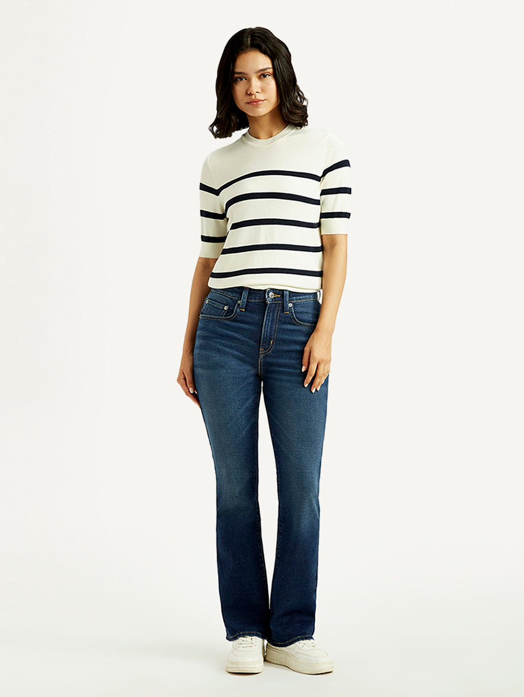 Women's 725 Dark Indigo Bootcut Fit High Rise Jeans