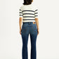 Women's 725 Dark Indigo Bootcut Fit High Rise Jeans - Back View