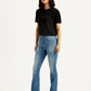 Women's 725 Med Indigo Bootcut Fit High Rise Jeans - Side View
