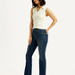 Women's 725 Dark Indigo Bootcut Fit High Rise Jeans - Side View
