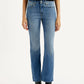 Women's 725 Blue Slim Bootcut Fit High Rise Jeans - Front View