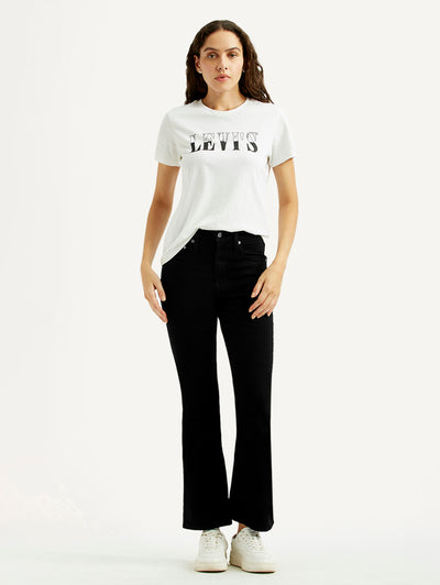 levi's Women's 725 Black Slim Bootcut Fit Mid Rise Jeans-picture-10
