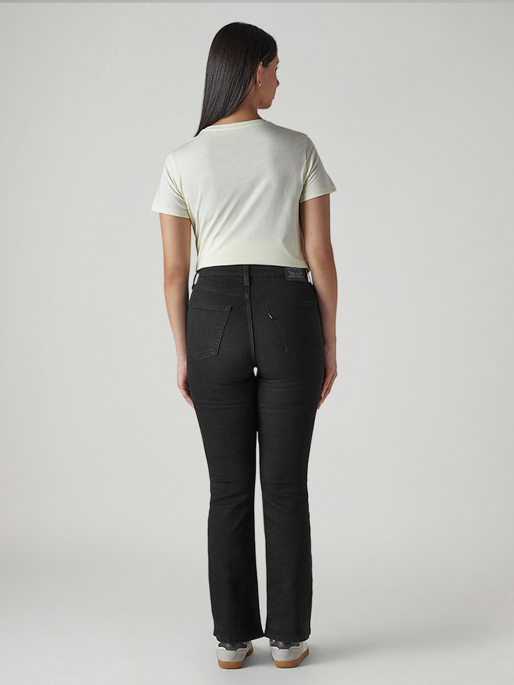 Women's 725 Black Slim Bootcut Fit High Rise Jeans - fb2c78ea-ec31-44a1-a9ee-01787fea6fbd View