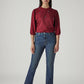 Women's 725 Dark Blue Slim Bootcut Fit High Rise Jeans - 2319875d-1ba7-4b12-8728-885604f1fec3 View