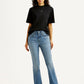 Women's 725 Blue Bootcut Fit High Rise Jeans - Styleshot View