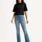 Women's 725 Blue Bootcut Fit High Rise Jeans - Front View
