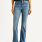 Women's 725 Blue Bootcut Fit High Rise Jeans - Front View