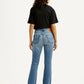 Women's 725 Blue Bootcut Fit High Rise Jeans - Back View