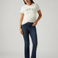 Women's 725 Dark Blue Bootcut Fit High Rise Jeans - Styleshot View